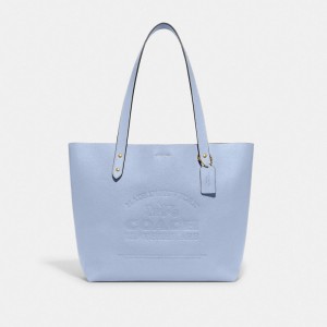 Blue Women's COACH Made In New York Tote Bags | South Africa-3674852