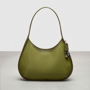 Dark Green Women's COACH Large Satchel Bags | South Africa-4251673