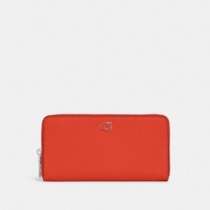 Orange Women's COACH Accordion Large Wallets | South Africa-9082713