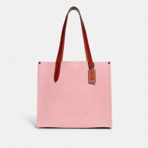 Red Women's COACH Relay Tote Bags | South Africa-6301254
