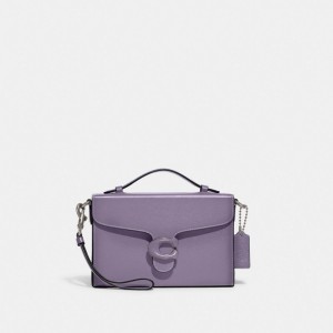 Silver / Light Purple Women's COACH Tabby Crossbody Bags | South Africa-3762145